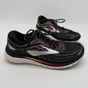 Brooks Glycerin 15 Black Multi Running Shoe Sneaker Size 10